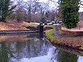 Stourton Junction: the Stourbridge Canal descends through locks to meet the Staffordshire and Worcestershire.