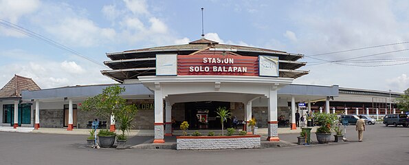 Solo Balapan station, Surakarta, Central Java