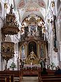 Weihenlinden, Holy Trinity pilgramage church interior