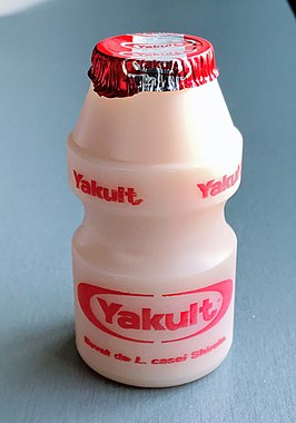 Een enkele portie Yakult