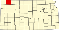 Koartn vo Rawlins County innahoib vo Kansas