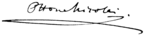 Otto Nicolai, podpis (z wikidata)