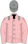 Pink, grey epaulettes, grey cap