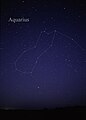 Photography of the constellation Aquarius