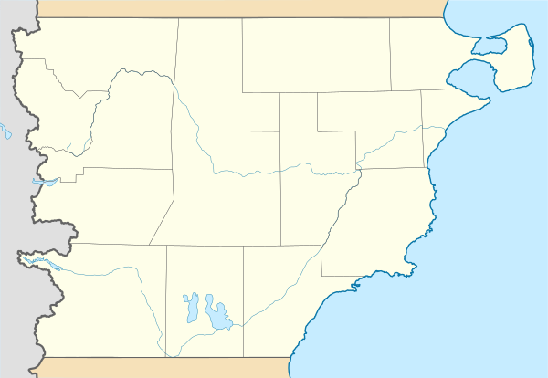 阿根廷的威尔士人定居点在丘布特省的位置