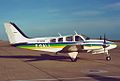 Beechcraft 58 Baron F-GALL d'Air Toulouse en 1990