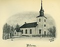 Två gravhögar i kanten av kyrkogården till Bitterna kyrka, Laske härad, Västergötland. Även ett gravfält 120 m från kyrkan.