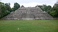 The Maya pyramid "Caana" at Caracol, Cayo District