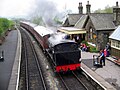 Embsay station on the Embsay and Bolton Abbey Steam Railway