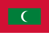 Drapeau des Maldives (fr)