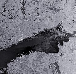 Радарно изображение на Финския залив