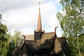 Garmo stave church in Maihaugen, Lillehammer