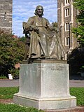 Bishop John Carroll statue in 2010