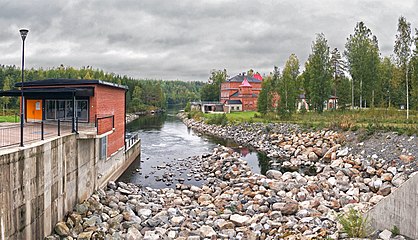 Kissakosken kanavaa.