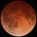 Red moon in California, Lunar eclipse of 2014 April 15.