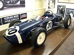 1961年モナコGPに優勝したスターリング・モスの18（ドニントン・グランプリ・コレクション所蔵）