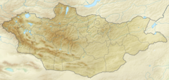 哈拉和林在蒙古的位置