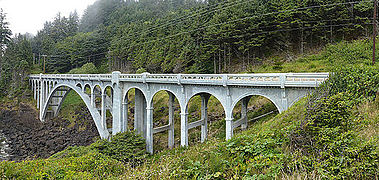 Conde McCullough's Rocky Creek Bridge