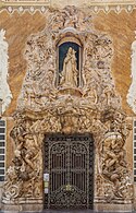 Puerta del palacio del Marqués de Dos Aguas (ca. 1740), de Ignacio Vergara e Hipólito Rovira, Valencia