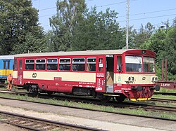 Motorový vůz 809.179 v Jindřichově Hradci