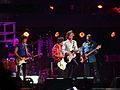 Image 7The Oxford Dictionary of Music states that the term "pop" refers to music performed by such artists as the Rolling Stones (pictured here in a 2006 performance). (from Pop music)