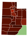 Image 47Map of counties in Utah by racial plurality, per the 2020 US Census Legend Non-Hispanic White   60–70%   70–80%   80–90%   90%+ Native American   50–60% (from Utah)