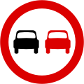 No overtaking