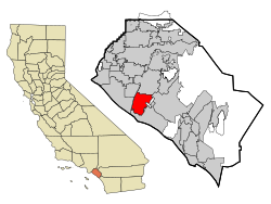 Orange County California Incorporated and Unincorporated areas Costa Mesa Highlighted.svg