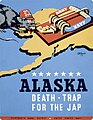 Image 10Propaganda poster, World War II, depicting Alaska as a death trap for Japan. (from History of Alaska)