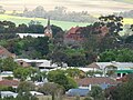 View of the Anglican and Catholic churches from Gundry's Hill Lookout