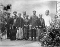 Image 1Javanese immigrants brought as contract workers from the Dutch East Indies. Picture was taken between 1880 and 1900. (from Suriname)