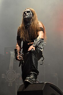 Carpathian Forest, Roger „Nattefrost“ Rasmussen at Party.San Metal Open Air 2013 09.jpg