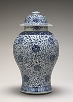 Blue and White Jar with Cover, 18th century, National Gallery of Art