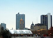 Panorama do centro de Fort Wayne