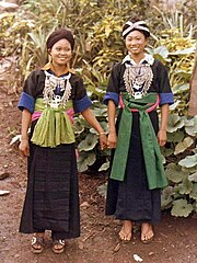 Gadis Hmong di Long Tieng, Laos 1973