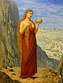 Pierre-Cécile Puvis de Chavannes: Mary Magdalene in the Desert, 1869