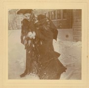 Snowball fight, Bryn Mawr College, c. 1898.tif