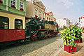 A "Mollibahn" train running through Bad Doberan, Germany