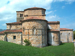 Colegiata de Santa Cruz de Castañeda, in Cantabria