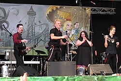 Diablo Swing Orchestra під час виступу на Global East Festival у 2010 році