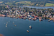 Município distrital de Lunenburg, quinto maio município da Nova Escócia, é patrimônio mundial da UNESCO por sua arquitetura única.