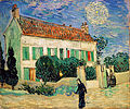 Van Gogh : La Maison blanche, la nuit (1890), musée de l'Ermitage