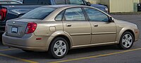 2005 Chevrolet Optra LS Sedan (Canada, rear view)