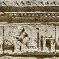 * Nomination Frieze with sculpted characters : detail of the facade of the church (12th century) ; Aubeterre-sur-Dronne, Charente, France. --JLPC 14:40, 8 September 2014 (UTC) * Promotion Good quality. --Poco a poco 19:21, 8 September 2014 (UTC)