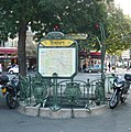 Édicule Guimard de la station Ternes