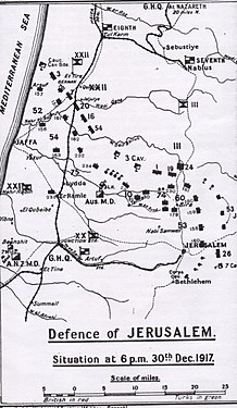 Retraite ottomane au 30 décembre 1917