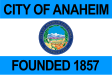 Anaheim zászlaja