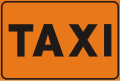 Taxi stop (formerly used )