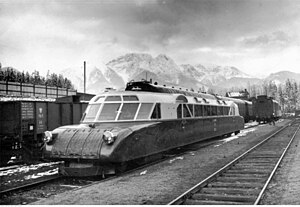 Luxtorpeda im Bahnhof Zakopane 1936