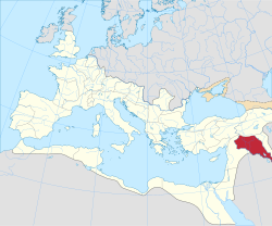 Mesopotamian provinssin alue vuonna 117.